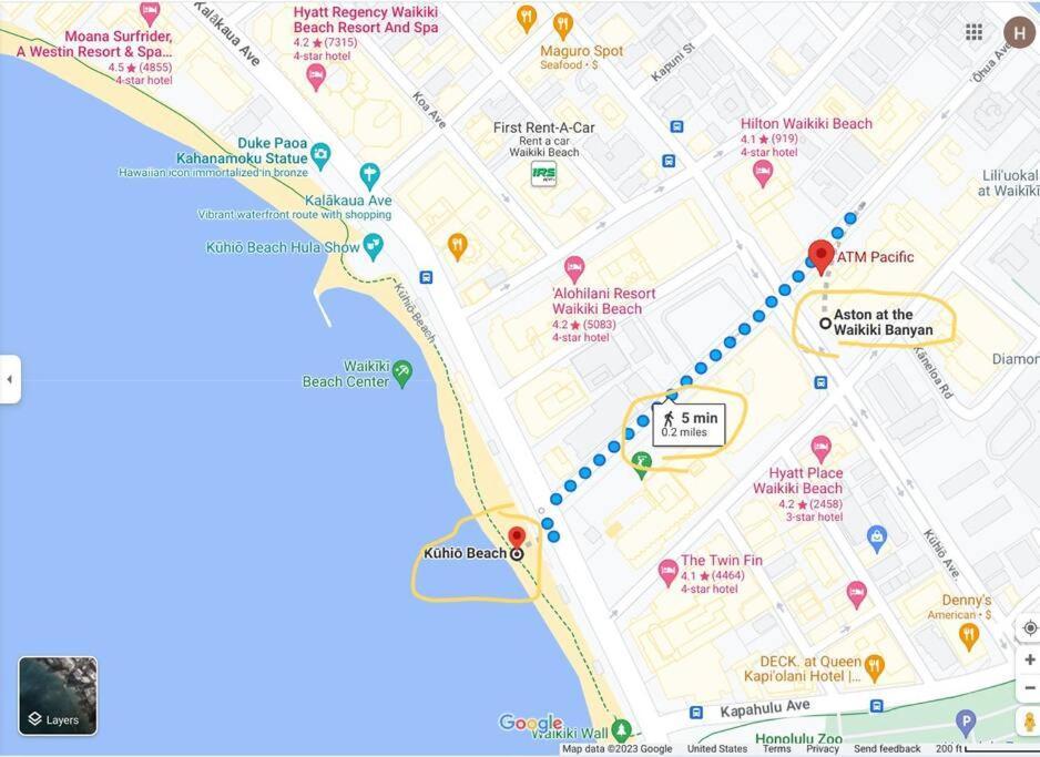 הונולולו Huge Patio Washerdryer 1 Bedroom Banyan Free Parking 5 Min To Beach מראה חיצוני תמונה