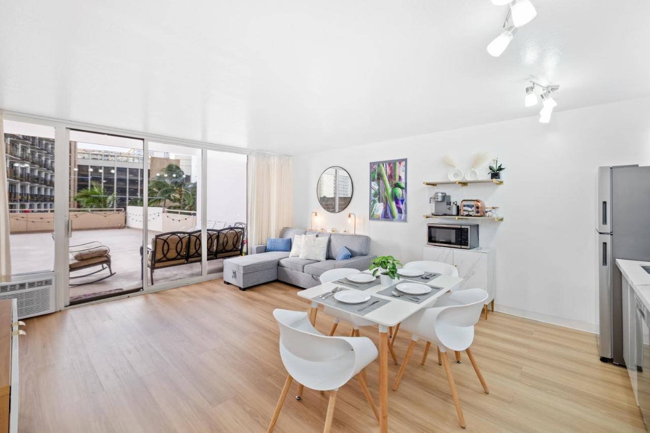 הונולולו Huge Patio Washerdryer 1 Bedroom Banyan Free Parking 5 Min To Beach מראה חיצוני תמונה